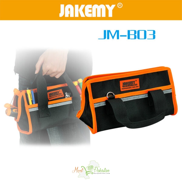 JM-B03 Professional Orange & Black Tool Bag